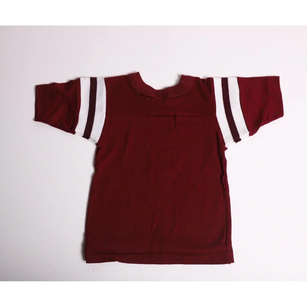 Vintage 80s Minnesota Golden Gophers Kids Jersey Shirt Maroon Size 4 USA